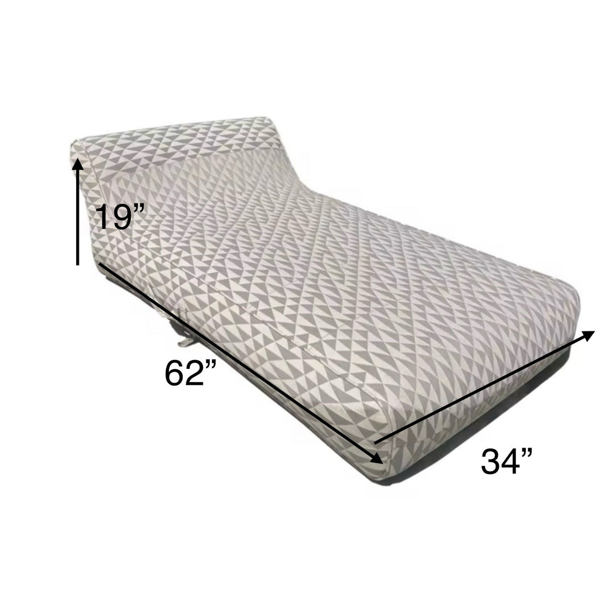 Luxe Linen-Like Inflatable Pool Lounge-Marine Linen