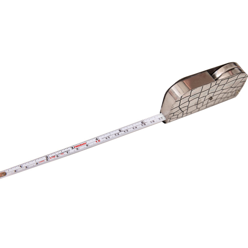 Silver Embossed Measuring Tape