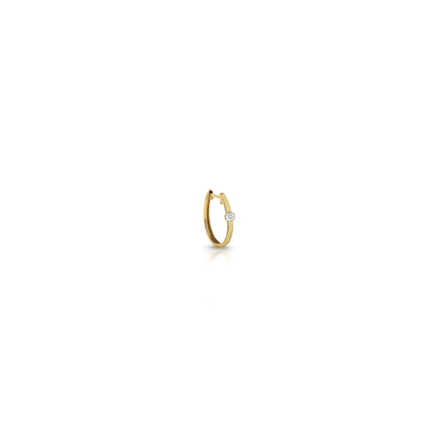 14k 1 Diamond Huggies (Single or Pair)